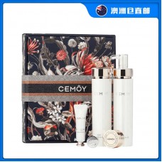 【澳洲直邮包邮】Cemoy 澳诗茉 白金流明水乳套装礼盒（爽肤水 120ml+ 乳液 120ml+洁面 15ml+眼霜 2ml+面霜 10ml）
